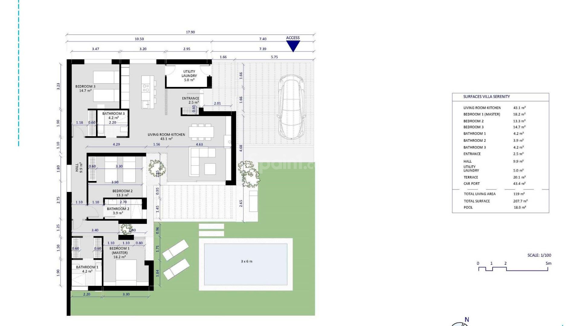 Nybygg - Villa -
Banos y Mendigo - Altaona Golf