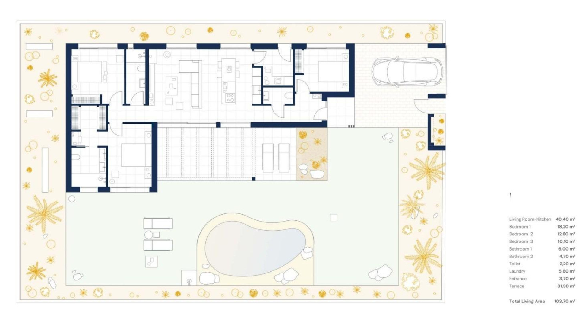 Nybygg - Villa -
Banos y Mendigo - Altaona Golf