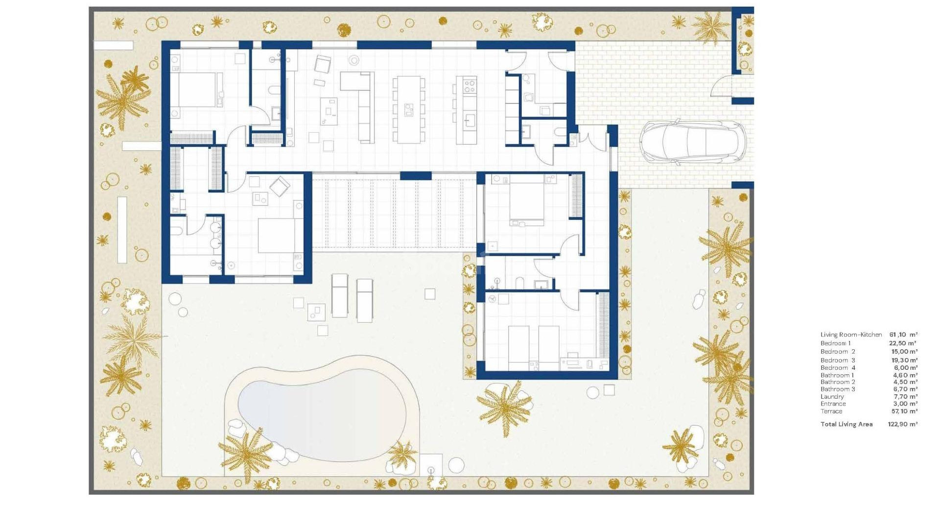 Nybygg - Villa -
Banos y Mendigo - Altaona Golf