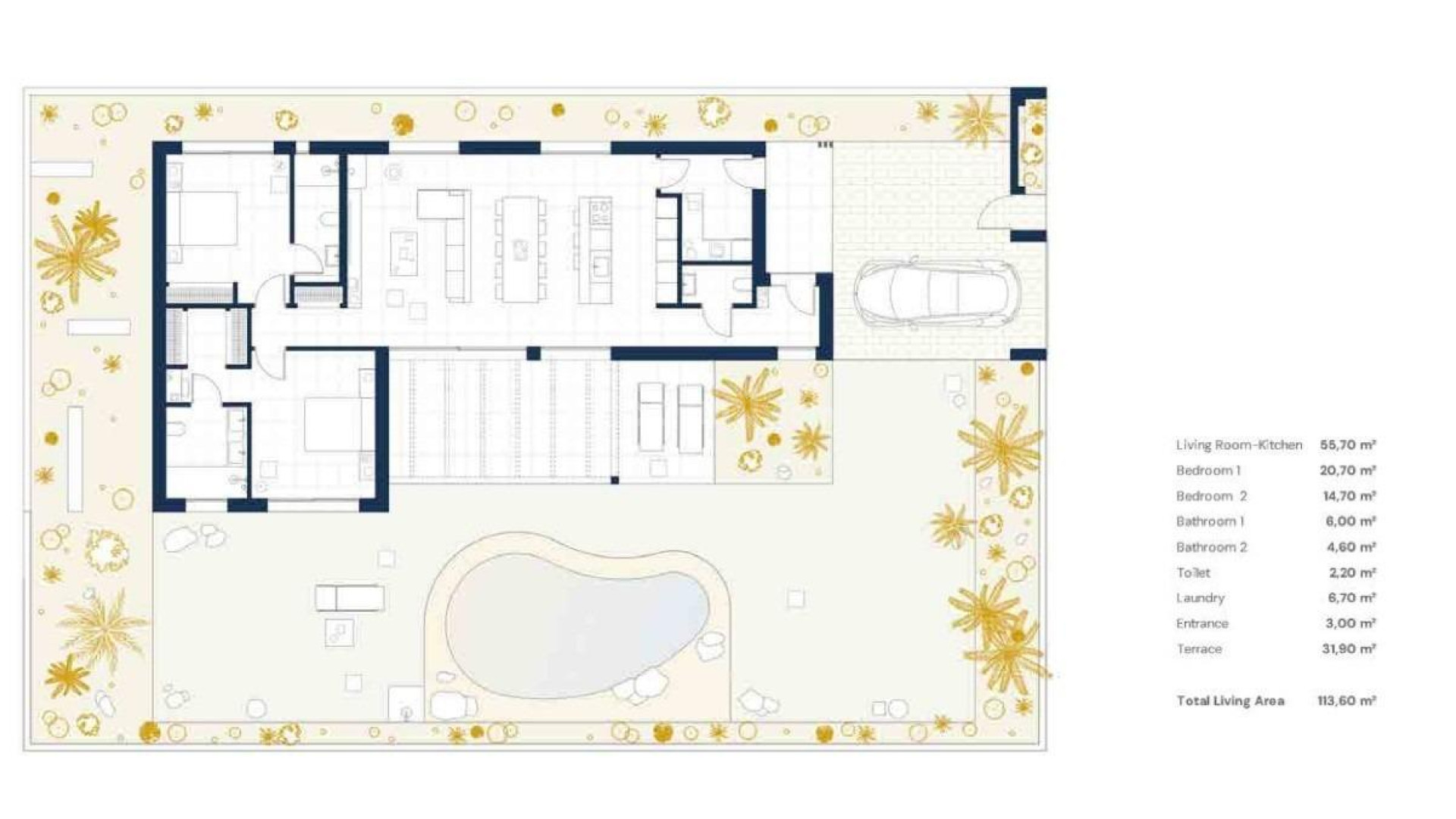 Nybygg - Villa -
Banos y Mendigo - Altaona Golf