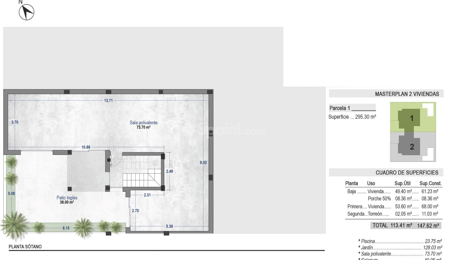 Nybygg - Villa -
Torre Pacheco - Santa Rosalía