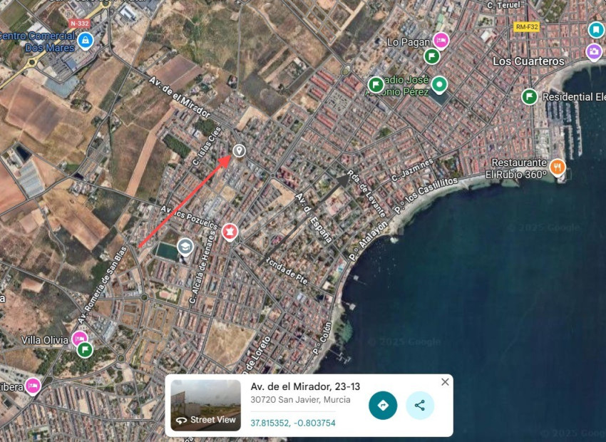 Resale - Land -
San Javier - Santiago de la Ribera